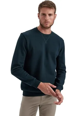 DeFacto Herren Sweatshirts - Bequeme Sweatshirt Herren Pullover Regular Fit