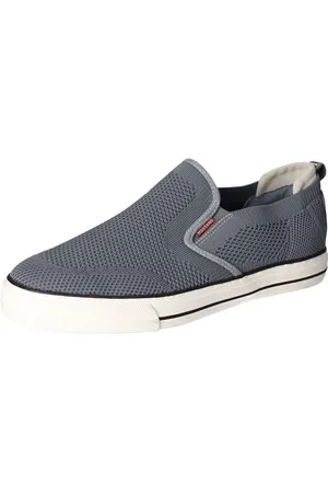 Mustang Herren 4198-401 Slipper, grau/blau, 43 EU
