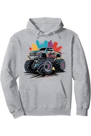 Men , Women Monster Truck for Kids , Boys & Girls Monster Truck für Kleinkinder Jugend & Erwachsene Pullover Hoodie