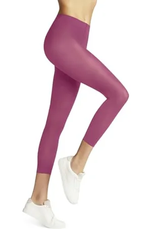 Falke Damen Leggings Pure Matt 50 DEN Capri W Le halb-Blickdicht einfarbig 1 Stück, , M