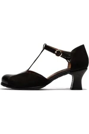 Fly London Damen BEMI279FLY Pumps, Black, 38 EU