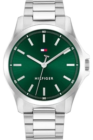 Tommy Hilfiger Uhr mit DREI-Zeiger-Quarzwerk für Herren - Erhältlich mit Edelstahlarmband oder Lederarmband