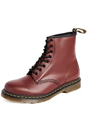 Dr. Martens 1460 Glatt, Erwachsene Unisex Stiefel,, Rot (Cherry Red), 36 EU