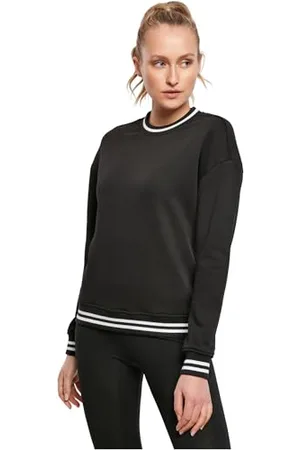 Build Your Brand Womens BY105-Ladies College Crew Pullover Sweater, , L