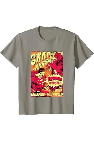 DC Comics Originals Kinder Superman Face Off With Doomsday T-Shirt