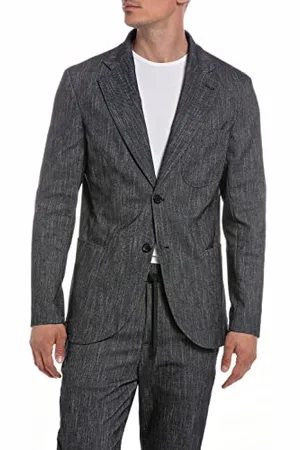 Replay Herren Sakko Sportlich, (Blau), M
