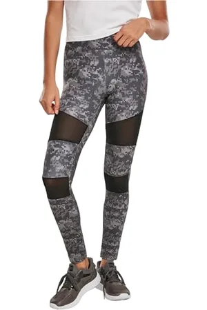 Urban classics Damen Ladies Tech Mesh Leggings, , M