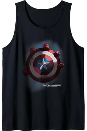 Marvel Captain America Red Hulk Grabbing Shield Tank Top