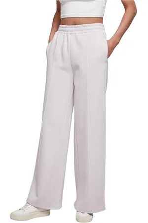 Urban classics Damen TB4562-Ladies Straight Pin Tuck Sweat Pants Trainingshose, , L