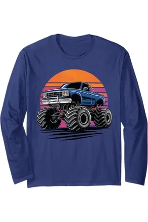 Men , Women Monster Truck for Kids , Boys & Girls Monster Truck für Kleinkinder Jugend & Erwachsene Langarmshirt