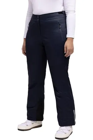 Ulla Popken Damen, große Größen, Skihose, wasserdicht, Formknie, Schneefang, Klettriegel