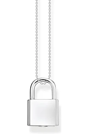 Thomas Sabo Halskette mit Anhänger in Form eines Schloss in Sterling , KE2130-001-21-L45V