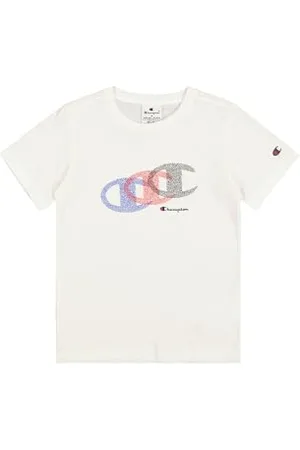 Champion Jungen Legacy Boy-Graphic Crewneck with Large Print T-Shirt, , 15-16 Jahre