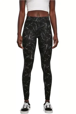 Urban classics Damen Ladies Soft AOP Leggings Yoga Pants, , L