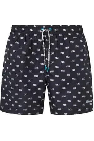 Pepe Jeans Herren Campervan Badeshorts, Schwarz (Schwarz), M