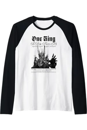 Lord of the Rings Ein Ring, der sie alle beherrscht Fantasy Epic Raglan