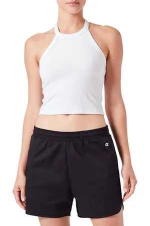 Champion Damen Legacy Icons W-Stretch Cotton Twill C-Logo Shorts, , L