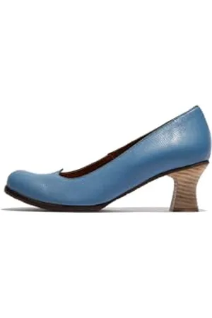 Fly London Damen BAZE086FLY Pumps, Blue, 40 EU