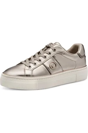 Tamaris Schnürer Damen sportlich metallic,EU 37