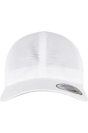 Flexfit Unisex 6360-360° Omnimesh Cap Baseballkappe, White, one Size