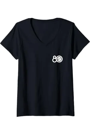 Barbie Damen - Gruppe zum 80. Jahrestag T-Shirt mit V-Ausschnitt