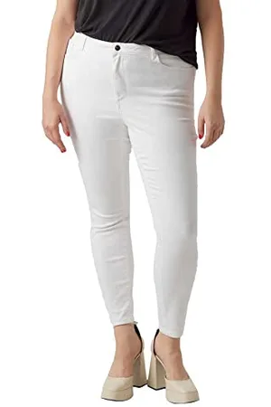 VERO MODA Damen Vmphia Hr Sk Soft Vi403 Ga Cur Noos Jeanshose, , 46W / 32L EU