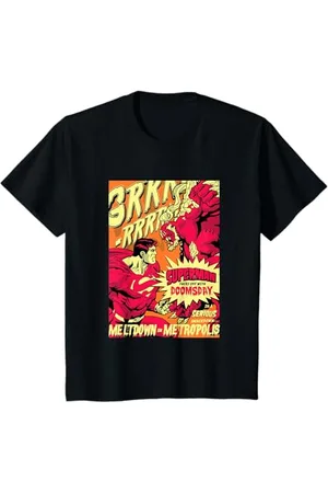 DC Comics Originals Kinder Superman Face Off With Doomsday T-Shirt