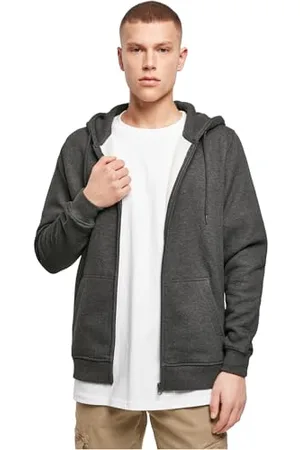 Build Your Brand Herren Heavy Zip Hoody Jacke, per pack , X-Large (Herstellergröße: XL)