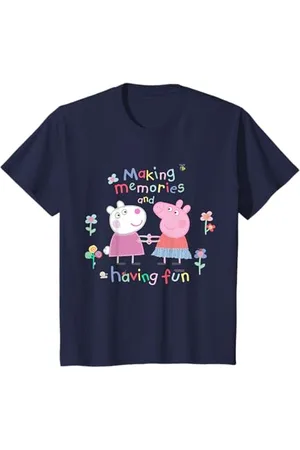 Peppa Pig Kinder Peppa Wutz - Making Memories and Having Fun T-Shirt