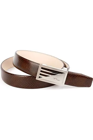 Anthoni Crown Herren Ledergürtel Gürtel, , 85