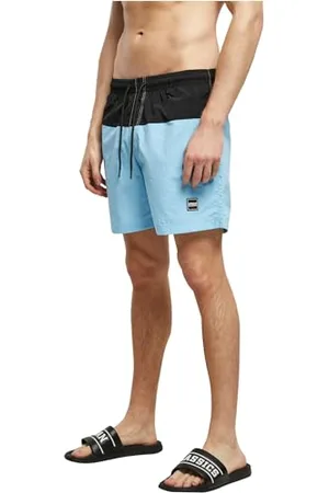 Urban classics Herren Badehose Block Swim Shorts, Badehose für Männer, schnell trocknend, , XXL