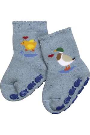Falke Unisex Baby Stoppersocken Baby Duckling B Hp Baumwolle rutschhemmende Noppen 1 Paar, , 62-68