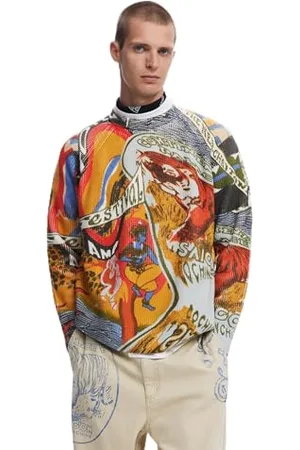Desigual Herren JERS_AMA Sweatshirt, , Medium