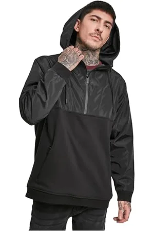 Urban classics Herren TB3111-Military Half Zip Hoody Kapuzenpullover, , L
