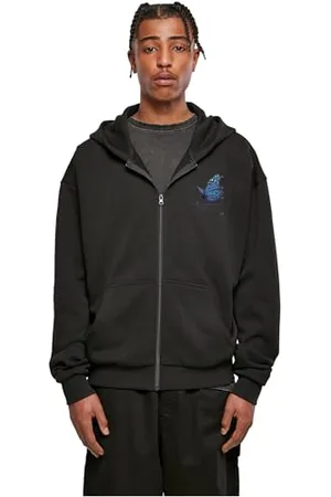 Mister Tee Herren Grid Head Butterfly Oversize Hoody L Black