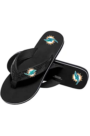 FOCO Damen Dolphins Pailletten-Flip-Flop, Größe M