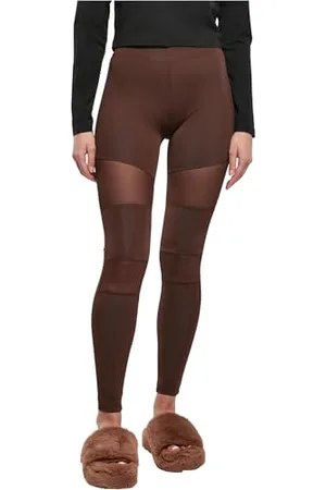 Urban classics Damen Ladies Tech Mesh Leggings Yoga Pants, , M