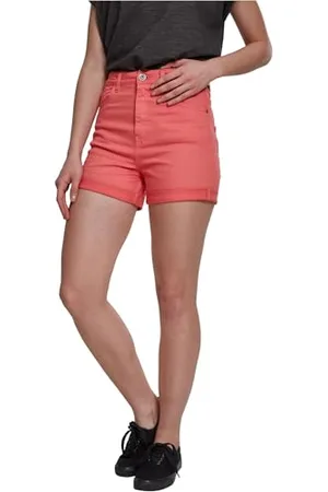 Urban classics Damen Ladies Highwaist Stretch Twill Shorts Shorts , , 36