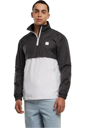 Urban classics Herren TB2748-Stand Up Collar Pull Over Jacket Jacke, , M