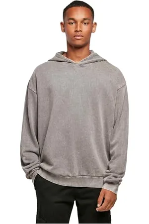 Build Your Brand Herren BY191-Acid Washed Oversized Hoody Kapuzenpullover, , M