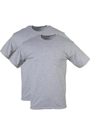 Gildan Herren DryBlend Workwear with Pocket, 2-Pack T-Shirt, Grau-Sport Grey, L (2er Pack)