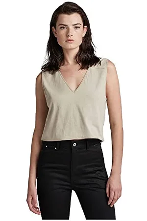 G-Star RAW Damen Boxy Cropped Graphic Weste