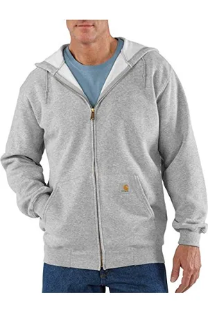 Carhartt Herren, Weites, mittelschweres Sweatshirt mit durchgehendem Reißverschluss, , XS