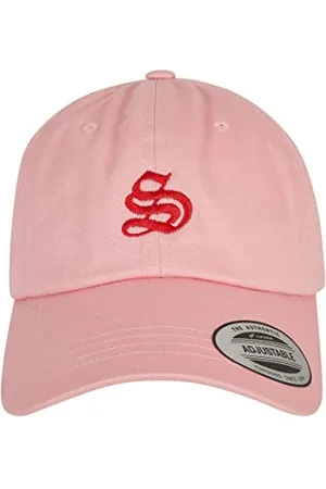 Mister Tee Unisex Letter Pink Low Profile Cap one Size