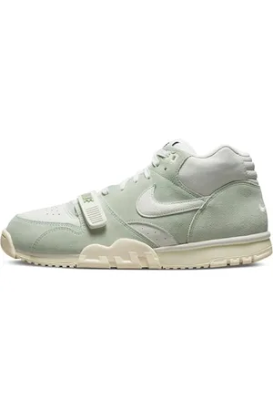Nike Herren Air Trainer 1 Sneaker, Enamel Green/White, 38.5 EU