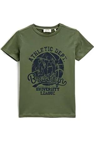 Koton Jungen Kurzärmeliges Baumwolle T-Shirt, , 6-7 Jahre