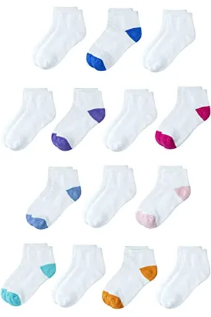 Amazon Unisex Kinder Knöchelsocken aus Baumwolle, 14 Paar, , 4-5 Jahre