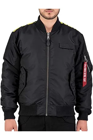 Alpha Industries Herren MA-1 VF Fighter Squadron Bomberjacke, Black, XXL