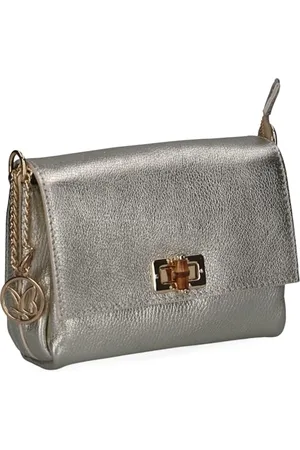 Caprice Damen 9-61004-43 Handtasche, Platin Metal