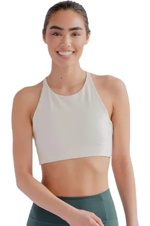 GIRLFRIEND COLLECTIVE Sports Bra, Low Impact Classic Women’s Sports Bra, Cross-Back, Without Padding and Underwire, for Fitness, Running, Yoga, Pilates, Wellness, Training, Sizes XXS-6XL